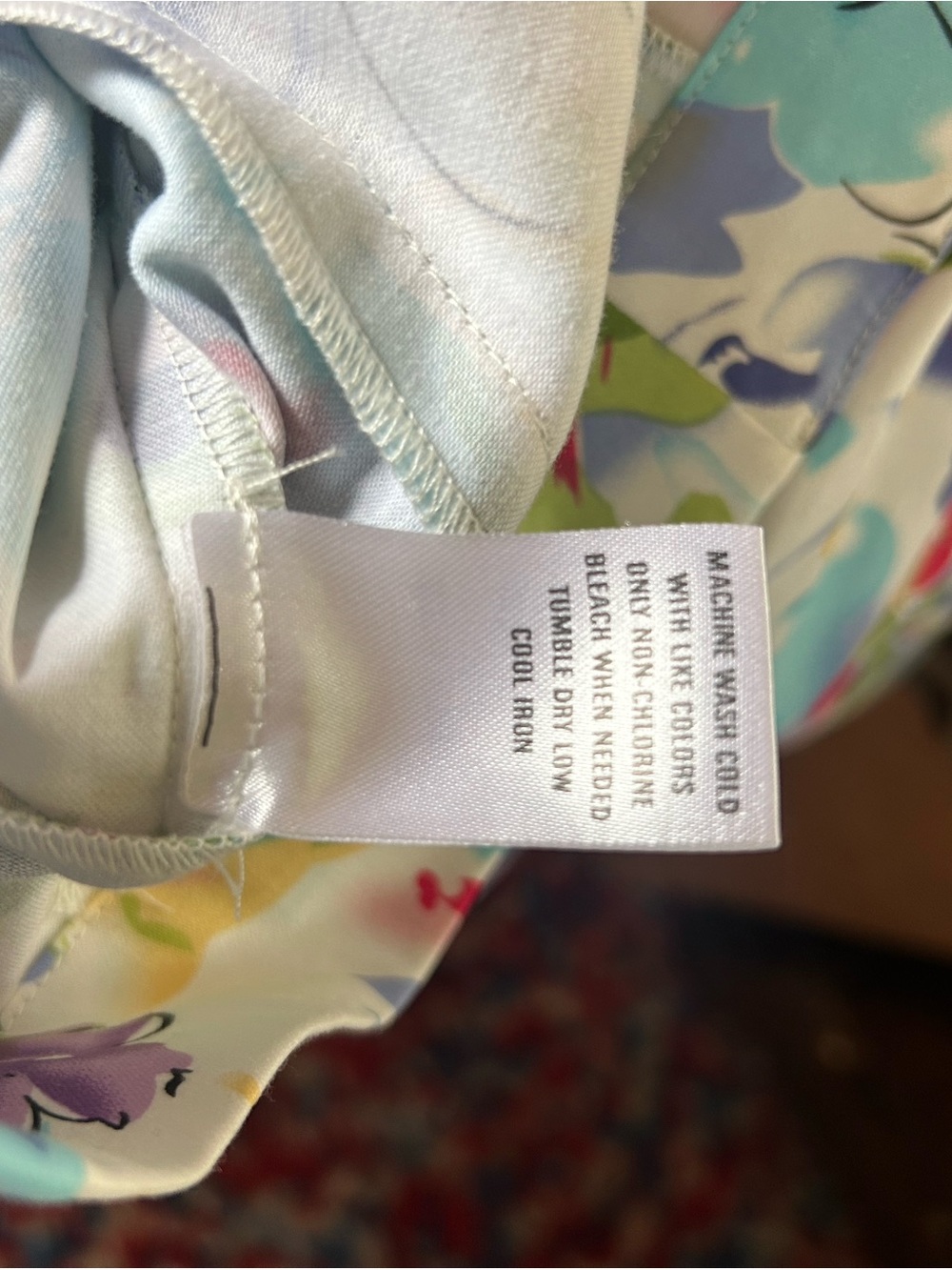 Appleseed's White Floral Button-Front Blouse with Multi-Color Bloom - Picture 5 of 5